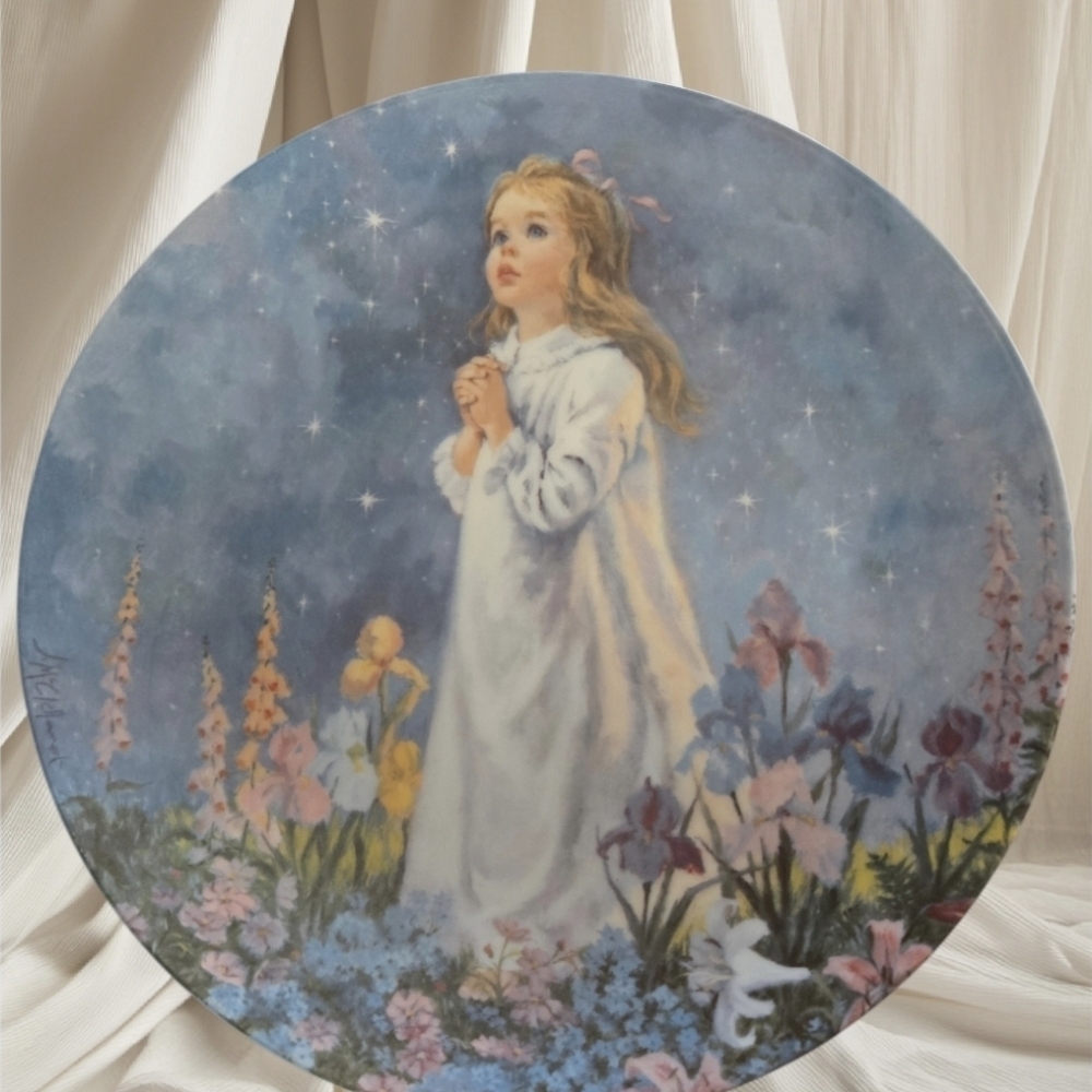 John McClelland Vintage 'Twinkle, Twinkle, Little Star' Collector Plate-NWT